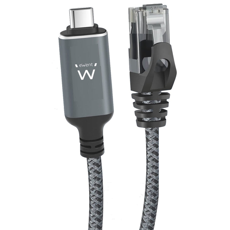 Ewent USB Cable -c 3.1A RJ45 CAT.6 FTP, 1Gbps, 1,5M