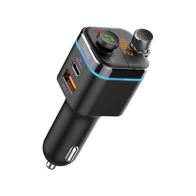 Savio Transmisor Car With Función Bluetooth 5.0 Quick Charge 3.0 And Suministro Energía, Screen Led, Función B — image 1