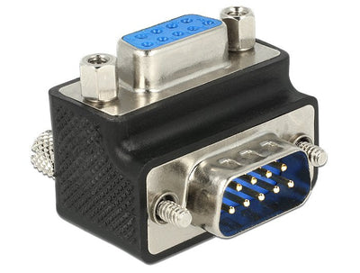 Delock Adapter Delock D-SUB9 - D-SUB9 M/H Acodado 270° — image 1