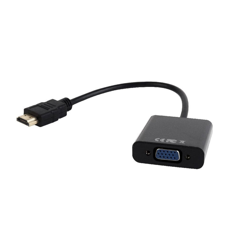 Gembird Converter HDMI a Svga With Audio M/H Black 0.15M A-HDMI-VGA-03