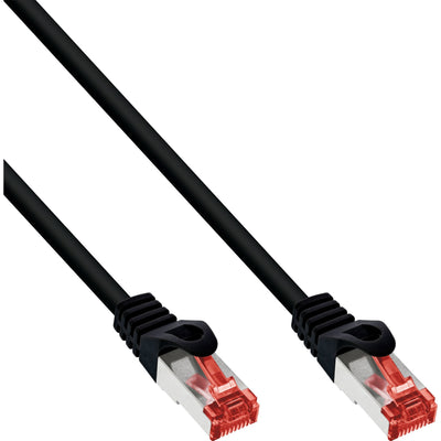 Inline Network Cable S/FTP Pimf CAT.6 250MHZ Cobre Libre Halógenos Black 0.3M — image 1
