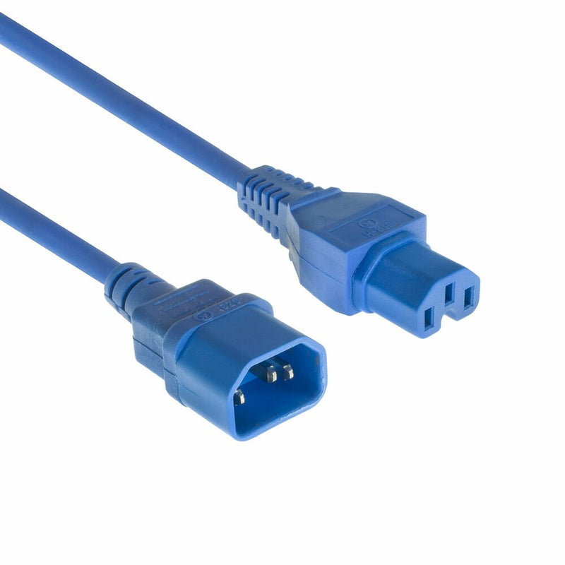 Powercord C14 - C15 Blue 3M