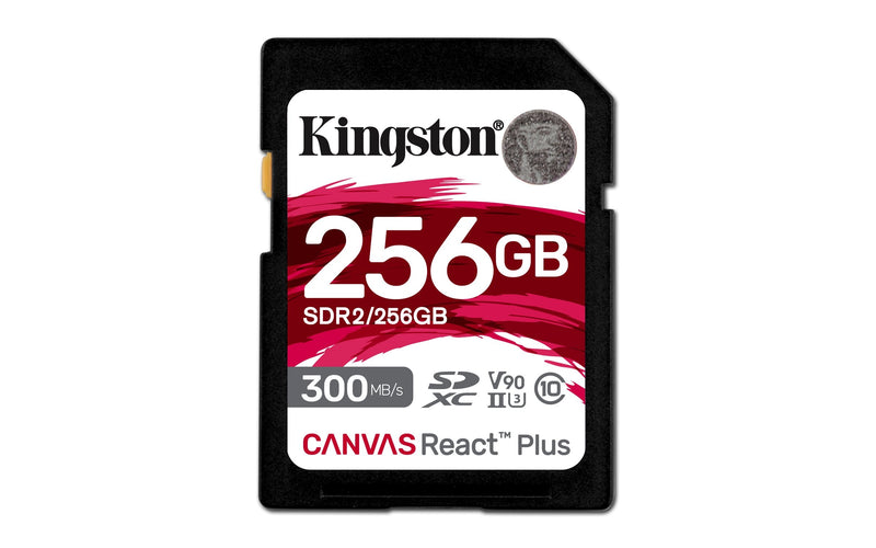Kingston SD Canvas React Plus 256GB Sdxc SDR2/256GB