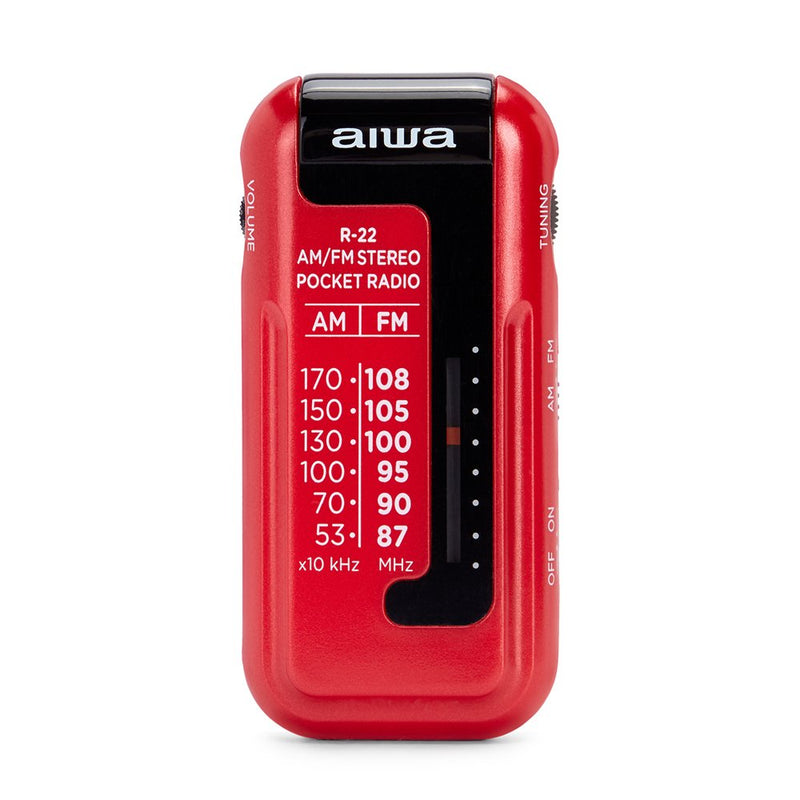 Aiwa Radio Laptop R-22RD Red