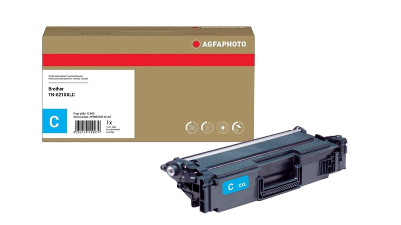 Agfa Photo Toner Cyan APTBTN821XXLCE 12000 Copias