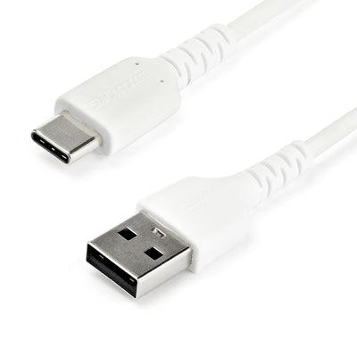 2M Durable USB 2.0 To USB C Cabl Cable White Aramid Fiber — image 1