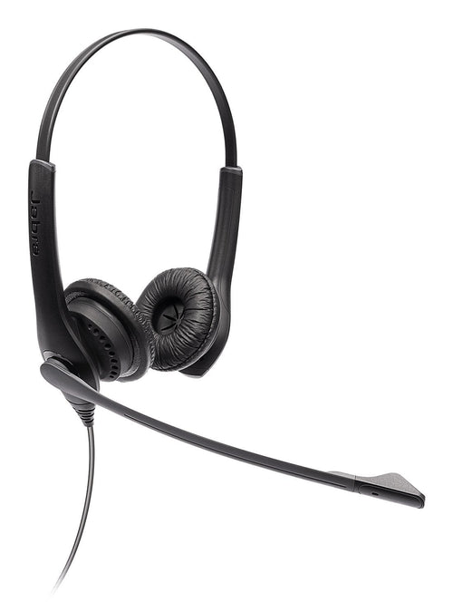 Jabra Biz 1100 Duo Headphone Oreja Cableado Connector 3 5MM Black Académico Certificado Equipos Microsoft Cert — image 1