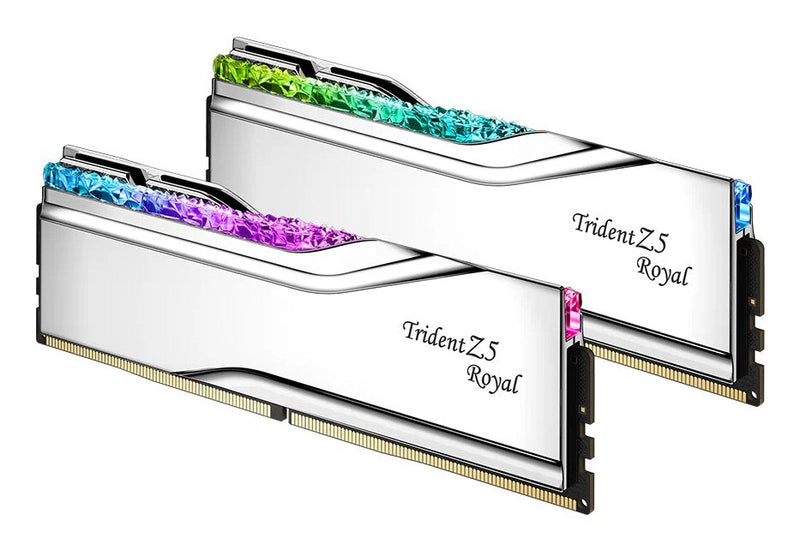 G.skill Memory 32GB DDR5 6400 2X 16GB F5-6400J3039G16GX2-TR5S, Trident Z5 Royal, Intel Xmp F5-6400J3039G16GX2-