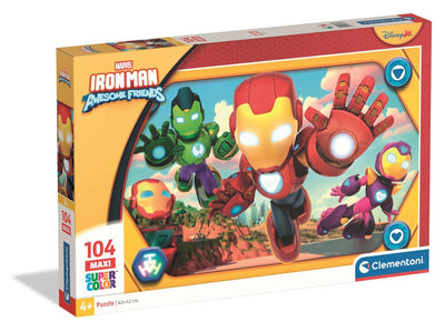Puzzle Maxi Iron Man And Su Superequipo Marvel 104PZS — image 1