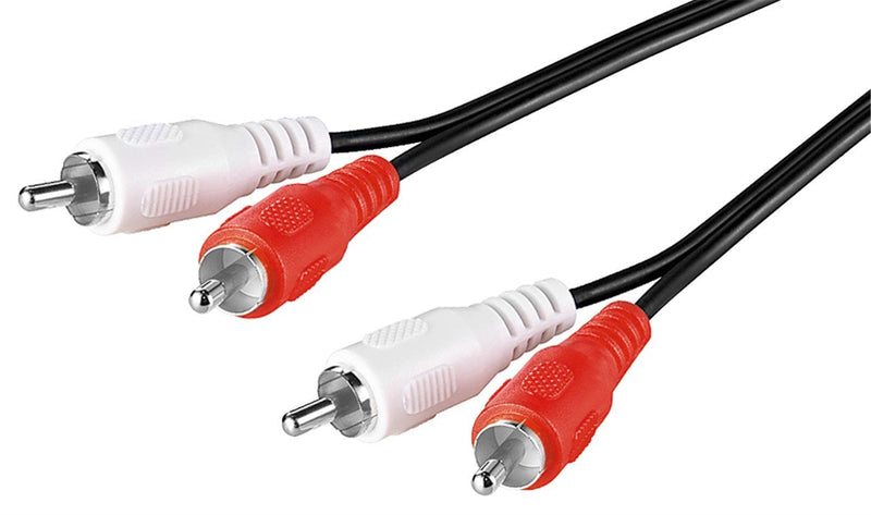 Goobay 50030 Cable Audio 5M 2 X Rca Black