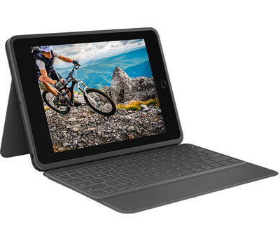 Logitech Rugged Folio Keyboard German Mobile Phone Qwertz German Graphite USB Type-c — image 1