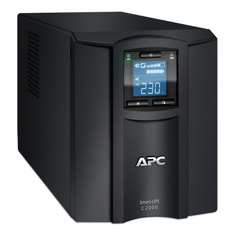 Apc Smart-ups C 2000VA LCD UPS Ca 230V 1300 Watts 2000VA USB Connectors Output 7 Black
