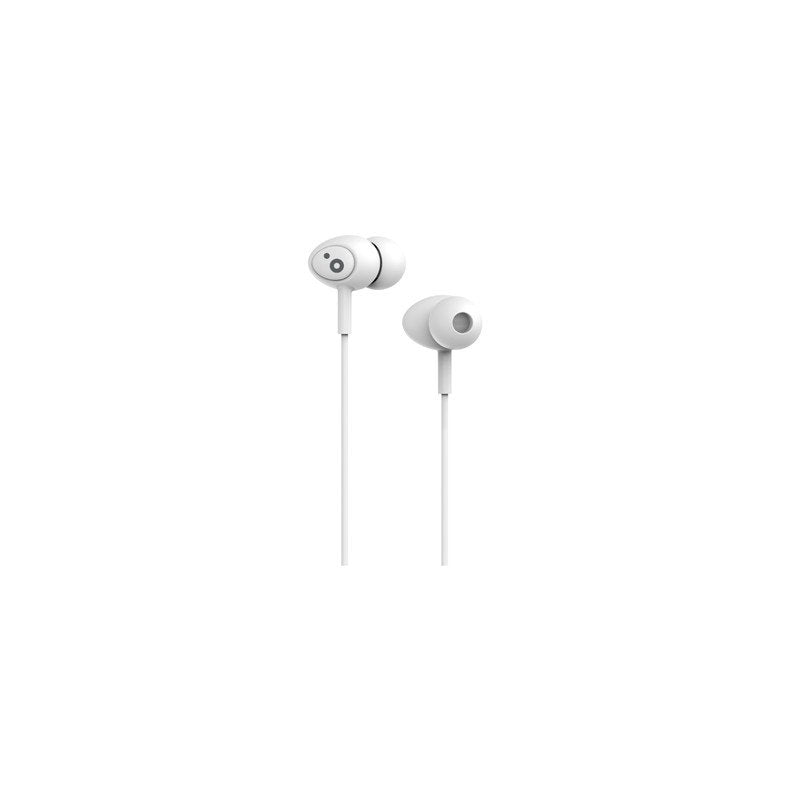 Sunstech Headphones Intrauditivos Pops With Microphone Jack 3.5 White