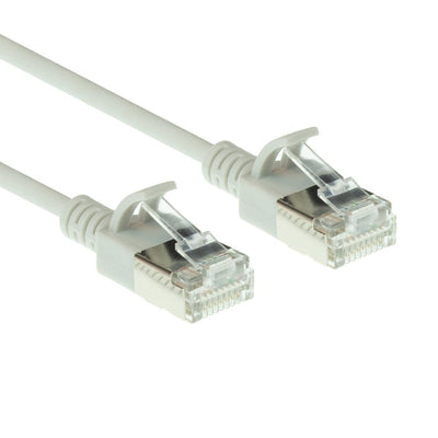 Grey 5 Meter Lszh U FTP CAT.6A Datacenter Slimline Patch Cable Snagless With RJ45 Connectors — image 1