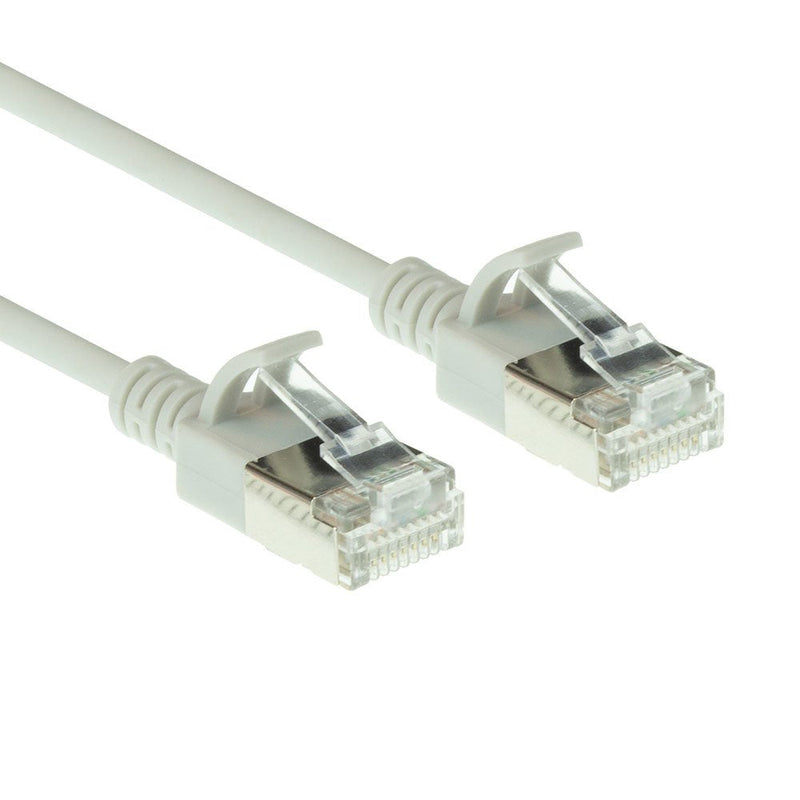 Grey 5 Meter Lszh U FTP CAT.6A Datacenter Slimline Patch Cable Snagless With RJ45 Connectors