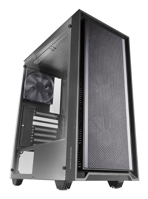 Mars Gaming Box Semitorre ATX Mc-pmax Black Bahías INT:2X3'5, 3X2'5/ 1XUSB3.0/ 2XUSB2.0/ Audio In/Out/ Sistema — image 1