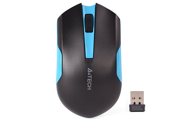 Mouse A4TECH A4TMYS46037 Mouse V-track G3-200N-1 Black + Blue Wrls