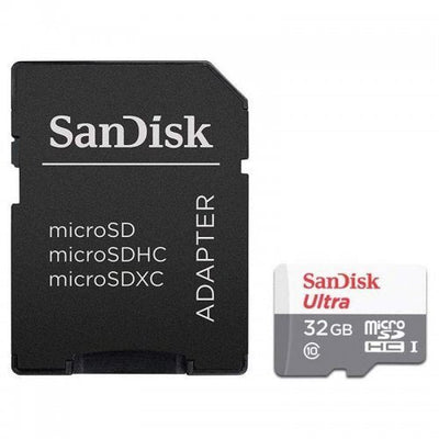 SanDisk 32GB Ultra Microsdhc + SD Adapter 100MB/S Class 10 Uhs-i SanDisk 32GB Ultra Microsdhc + SD Adapter 100 — image 1