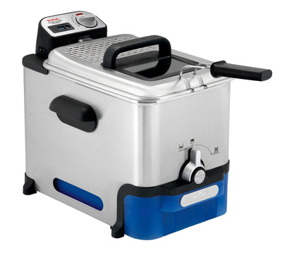 Tefal Oleoclean Pro Fr 8040, Fryer 3,5 L Sencillo Black Steel Inoxidable 2300W — image 1