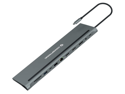 Conceptronic Adapter USB-C - Hdmi, Dp, USB 3.0 2.0,PD, GbE 0.18 — image 1