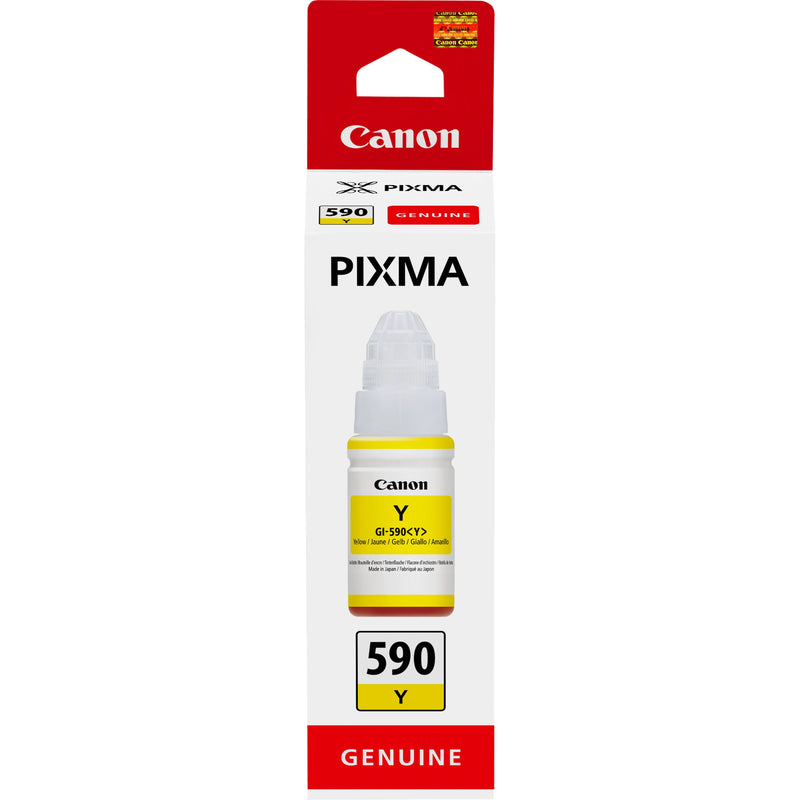 Canon Bottle Ink Yellow GI-590 70ML Compatible Según Especificaciones