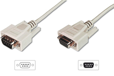 Digitus Cable D-SUB9 M/H 5M Serial Encapsulado Be — image 1