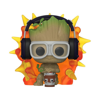 Funko Pop Marvel Guardianes Galaxia Groot With Detonador 70653 — image 1