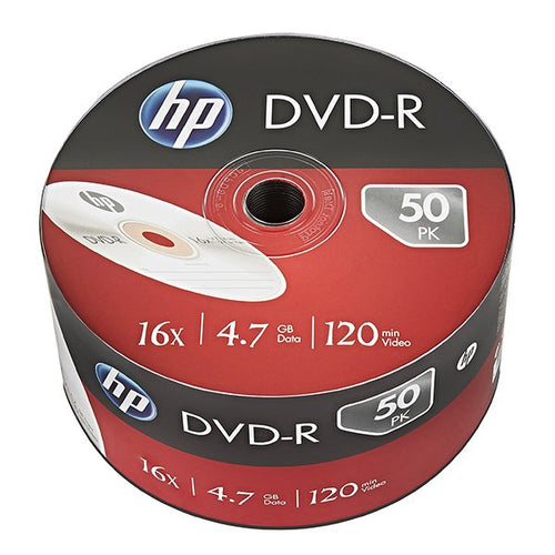 HP Dvd-r 4.7GB/120MIN/16X Bulk Pack (50 Drives — image 1