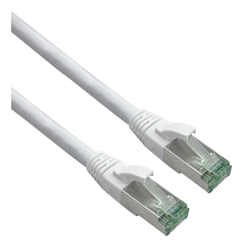 Helos Grs Certificado CAT.6A Network Cable With CAT.7 Rohkabel Tpe White 20,0M