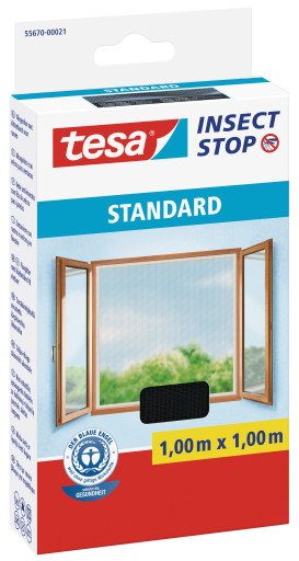 Tesa Mosquitera Standard Tape Velcro 1X1M Antracita