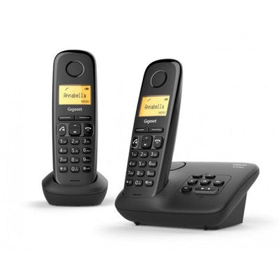 Gigaset a 270A Duo Phone Dect/Analógico Identificador Llamadas Black — image 1