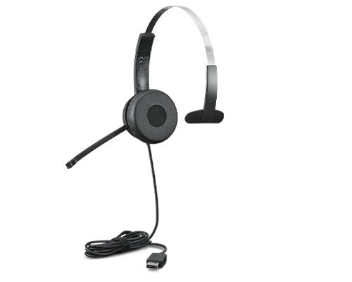 Lenovo Headphones 100 Mono USB Type a Black 4XD1B61617
