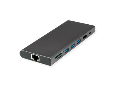 USB Type-c Estación Acoplamiento HDMI 4K60 4X US3.2GEN1 1X C + 3X a 1X Pd 1X SD TF 1x RJ45 1X 3.5MM — image 1