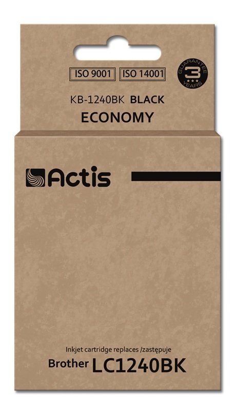 Actis Ink KB-1240BK (reemplazo Brother LC1240BK / LC1220BK - Standard - 19ML - Black