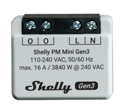Shelly Plus Pm Mini GEN.3 WLAN Bt, Dispositivo Medición SHELLY_PLUS_PM_MINI_G3 — image 1