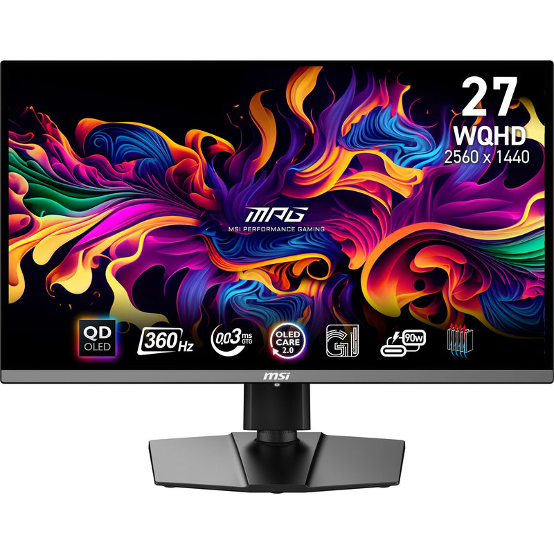 MSI Monitor 26.5 Mpg 271QRX Qd-oled 2560 X 1440 Pixels Wide Quad HD Black