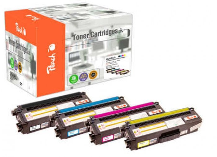 Peach Toner Compatible Brother TN-320 Multipack Bk, C, M, And Remanufacturado