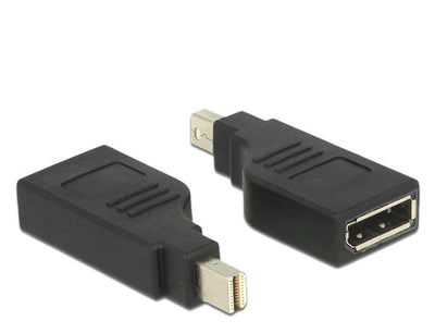 Delock Adapter Mini DisplayPort - DisplayPort M/H 4K 90° Sw — image 1