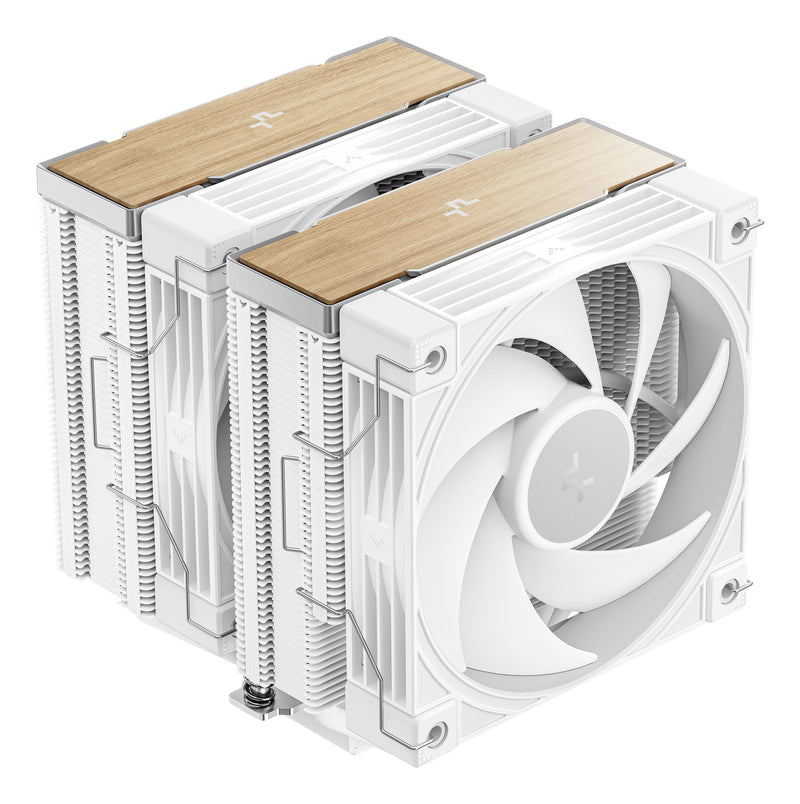 Deepcool Refrigeración CPU AK620 G2 Wh, White/Wood 120MM R-AK620G2-WHNNMN-GJD
