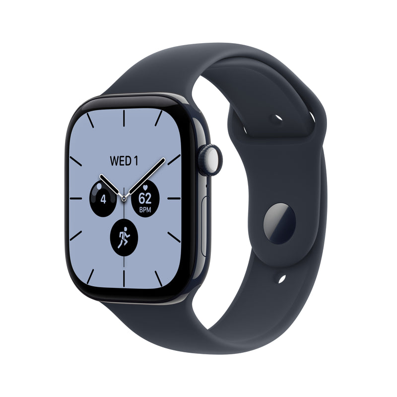 Apple Watch S12 Keramik Nachtblau Cellular 46MM Strap Deportiva Navyblau) M L
