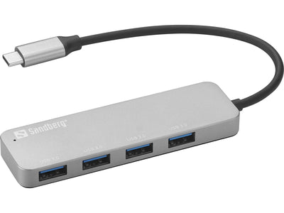 Sandberg USB-C To 4 X USB 3.0 Hub Saver — image 1