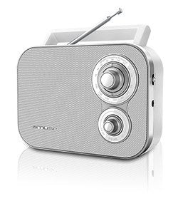 Muse Radio M-051 Rw Muse M-051 Rw, Laptop Analógica, Fm, Mw, White Rotating Power Alterna, Battery — image 1