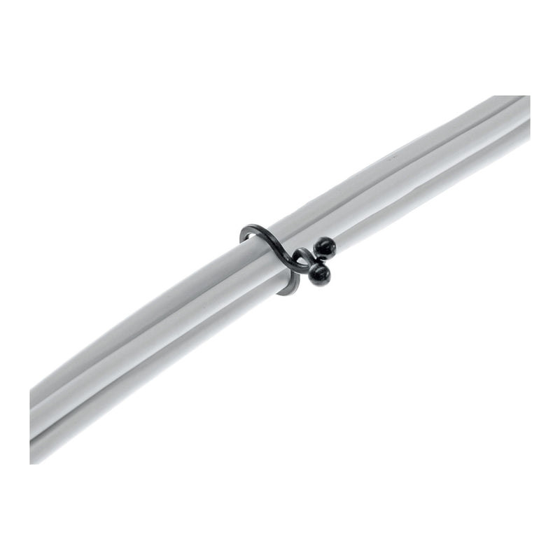 Inline Cable Ties 26 - 30MM Black 10UDS