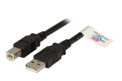 EFB Elektronik K5256SW.0,5 USB Cable 0,5M 2.0 USB a USB B Black — image 1