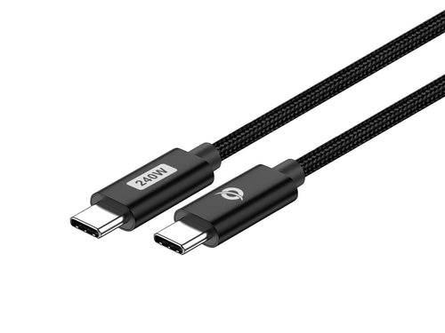 Conceptronic USB Cable -c Male a USB-C Male 2M PD 3.1 240W 48V 5A 480Mbps E-mark — image 1