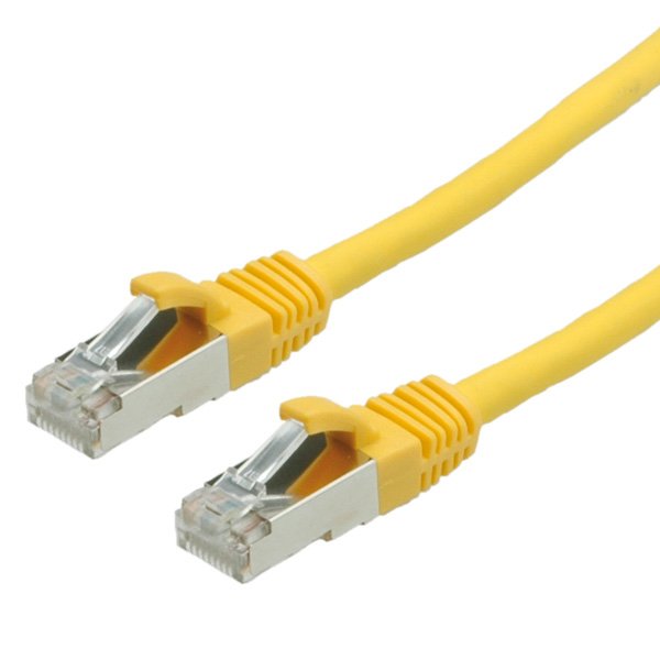 Value Network Cable KAT.6 Class And S FTP Pimf Lsoh Yellow 10M