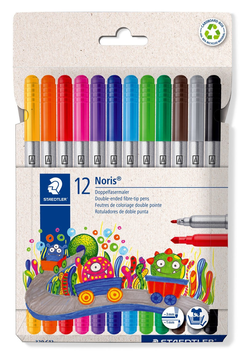 Staedtler Markers Double Punta 1/3MM Colours Surtidos Case 12 Ud