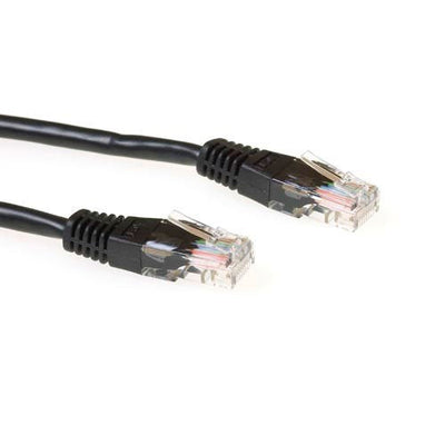 Black 7 Meter Lszh U UTP CAT.6 Patch Cable With RJ45 Connectors — image 1