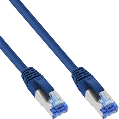 Inline Network Cable S/FTP Pimf CAT.6A Libre Halógenos 500MHZ Blue 1M — image 1