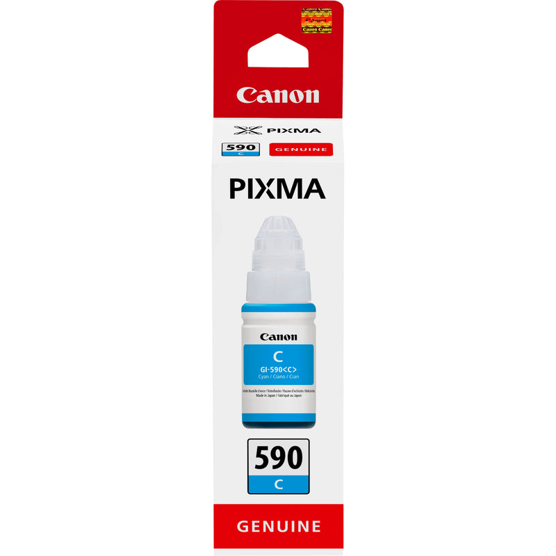Canon Bottle Ink Cyan GI-590 70ML Compatible Según Especificaciones
